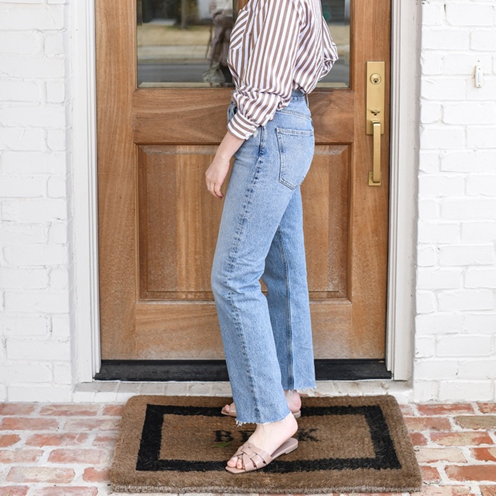 AGOLDE 90s Pinch Waist Straight Leg Jeans in Ruminate